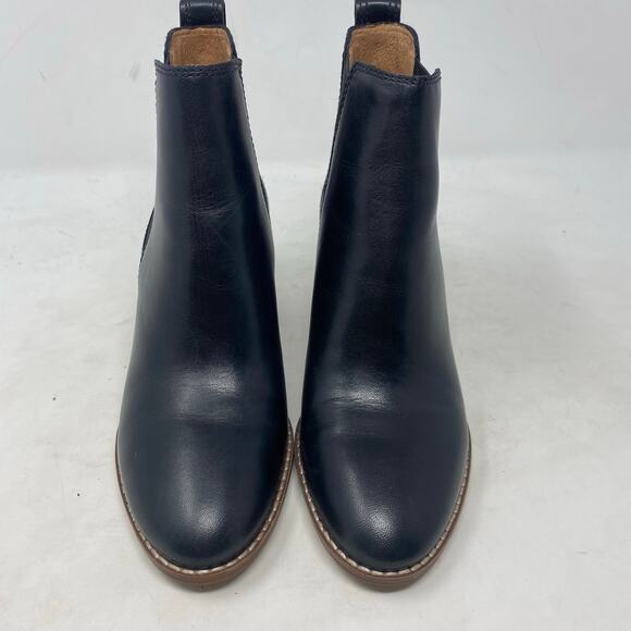 Madewell The Regan Boot Heels Black Leather Womens Size 5.5 - Picture 3 of 8